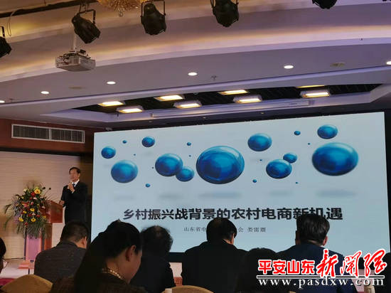 山东省电子商务促进会秘书长娄雷震讲话
